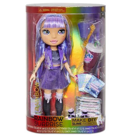 Muñeca Rainbow High Slime Fashion Amethyst Rae de 35 Cm