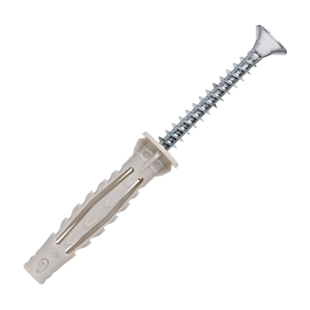 Tornillo + Tarugo 8x50mm x 5 unidades Standers