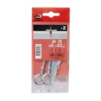 Armella Cerrada Standers Zincada 9x62mm Juego de 2 Unidades