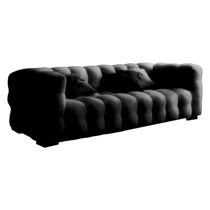 Sofa Nielsen Mavisac Color Negro - Ultra Cuero