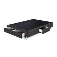 Tarima Paraiso con Cajones 2 Plazas Charcoal