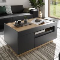 Mesa de Centro Moderna Negril Negro