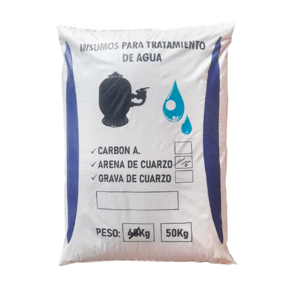 Cuarzo 1/16 40kg en saco Arena Blanco Quimicos Goicochea