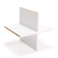 Cruceta Modular Madera/MDP Orange Blanca de 37x37x29.8cm