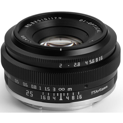 Lente TTArtisan 25mm f/2 para Leica L