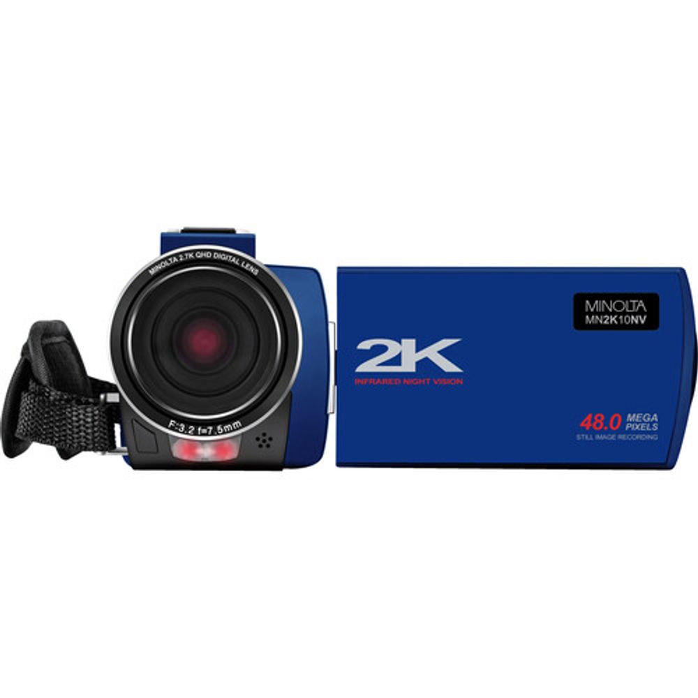Minolta 2.7K HD 48MP Videocámara de visión nocturna (Azul) - Promart