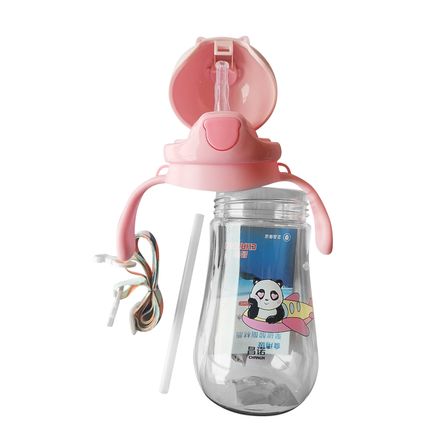 Vaso Botella Entrenamiento Bebé Niña 380ml Rosado GESTIONRETAIL