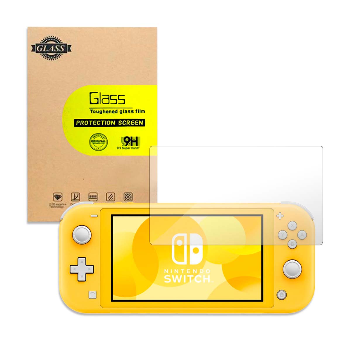 Protector de Pantalla Mica de Vidrio para Nintendo Switch Lite