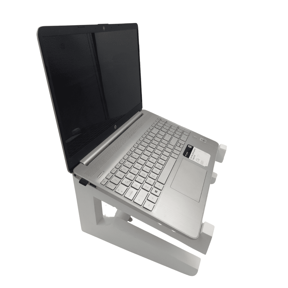 Soporte Laptop Espacio para Teclado Wooderful Blanco de Madera 14 a 17  pulgadas - Promart