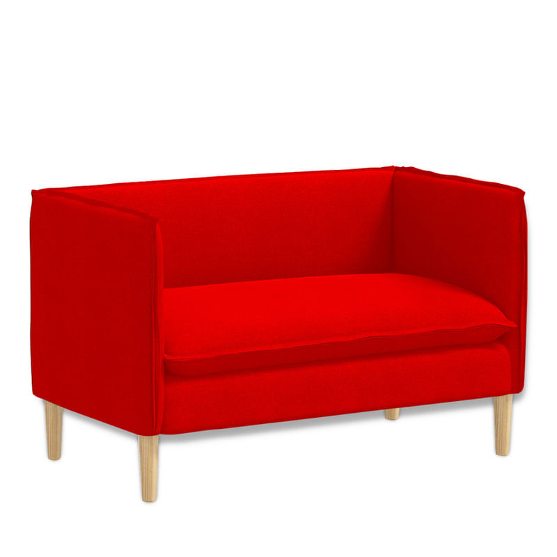Sofá de 2 cuerpos Raud Home Premium Rojo