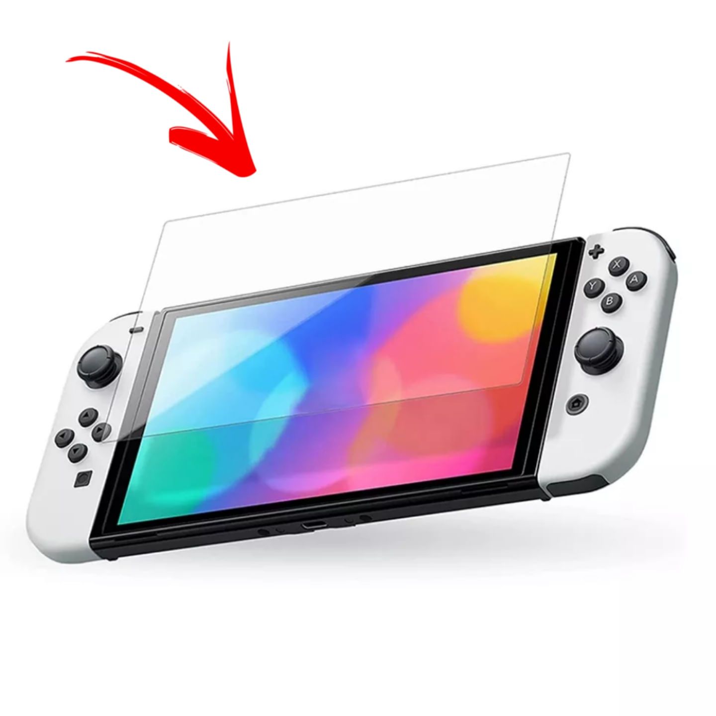 Protector De Pantalla De Vidrio Templado Para NINTENDO SWITCH OLED