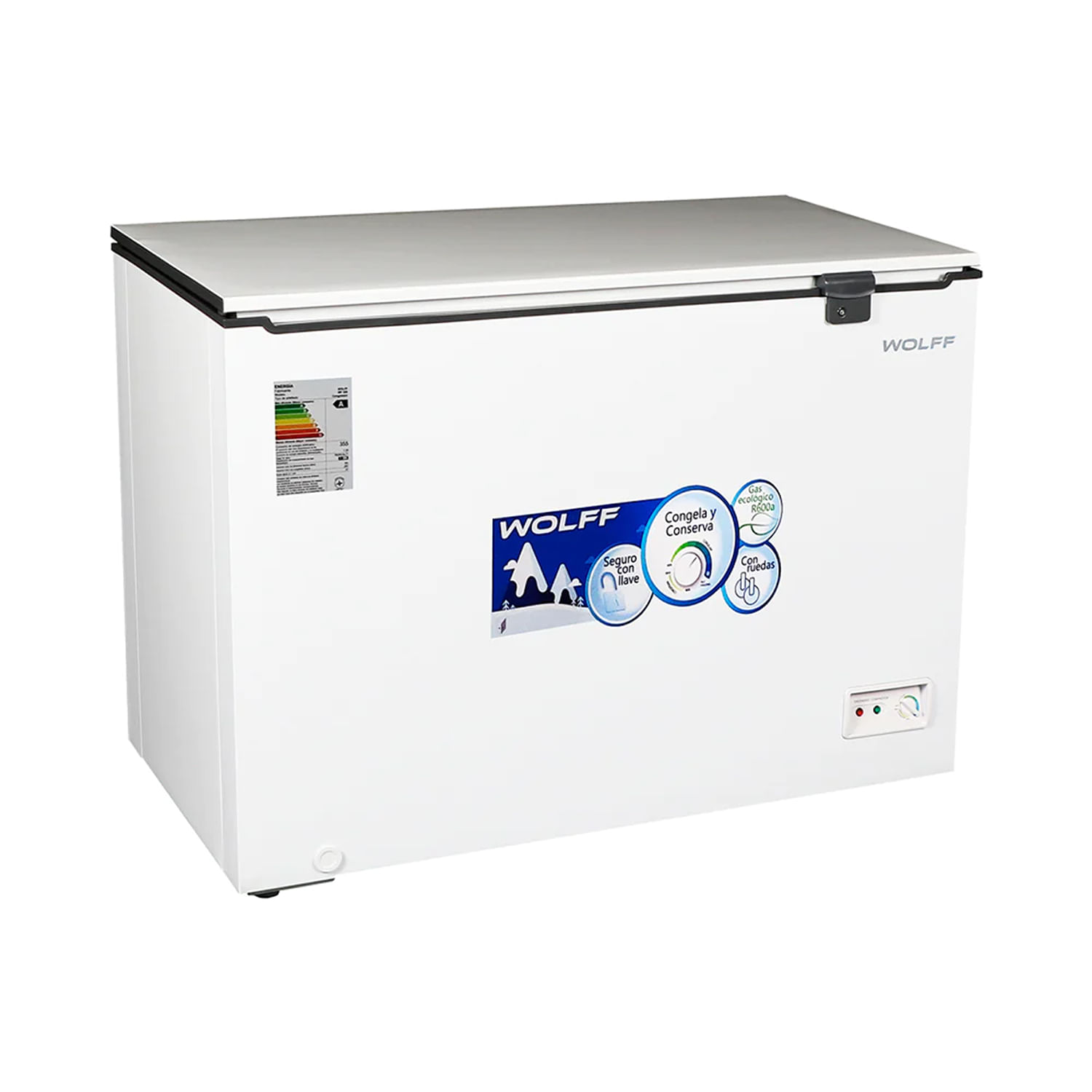 Congeladora Wolff WF-305 de 305Lt -Blanco