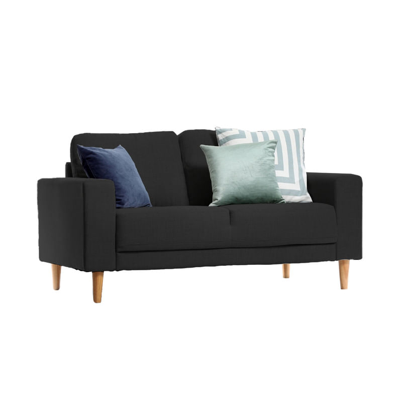 Sofá de 2 cuerpos Libra Home premium Plomo