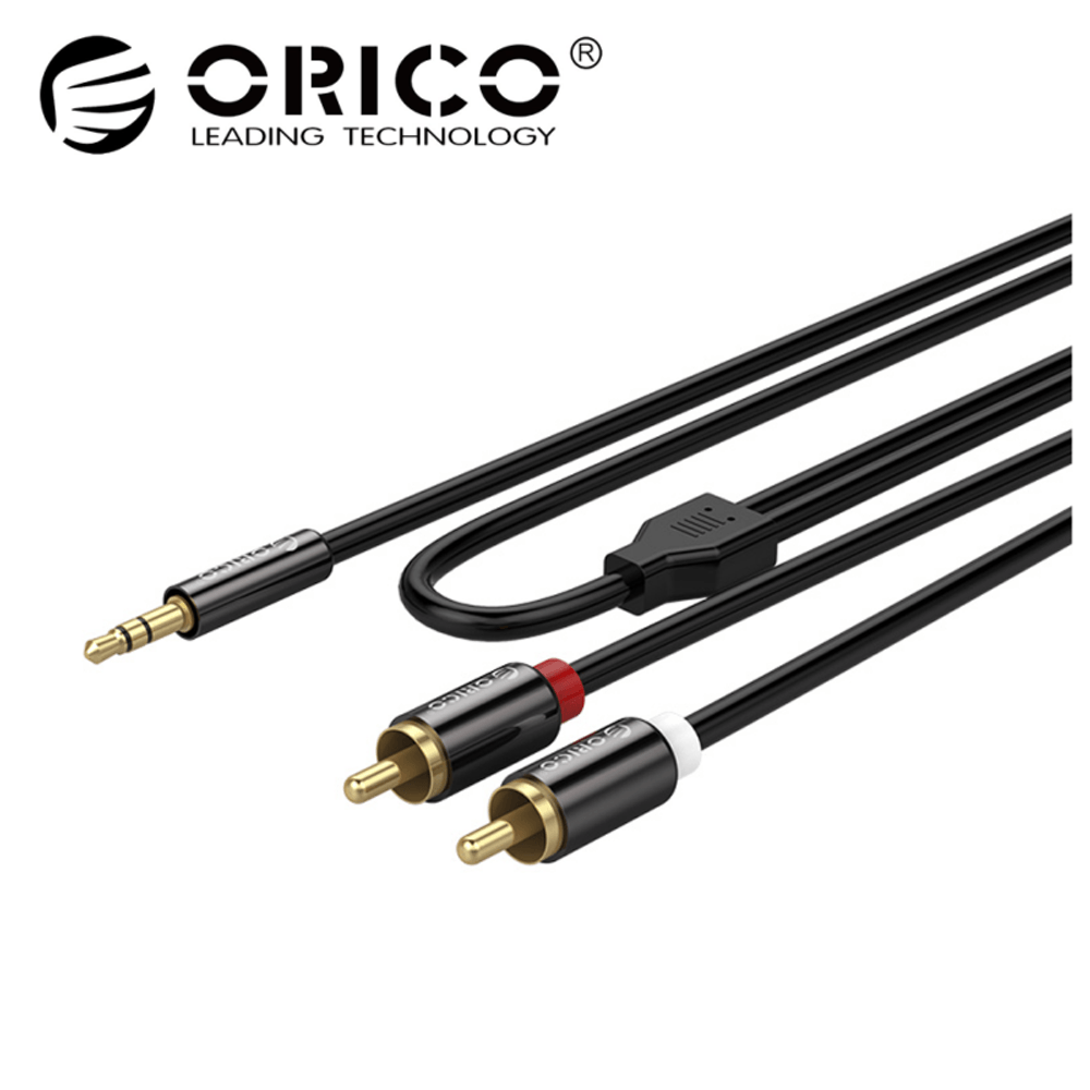 Cable de Audio 2RCA -Plug 3.5mm 5mts - Gralf