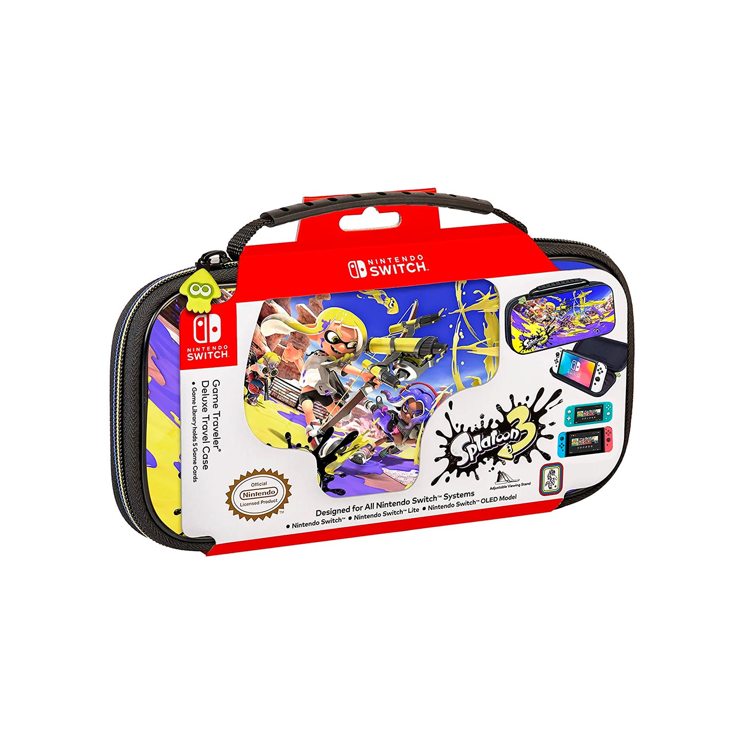 Estuche Original Game Traveler Deluxe Travel Hori Splatoon 3 Nns51A