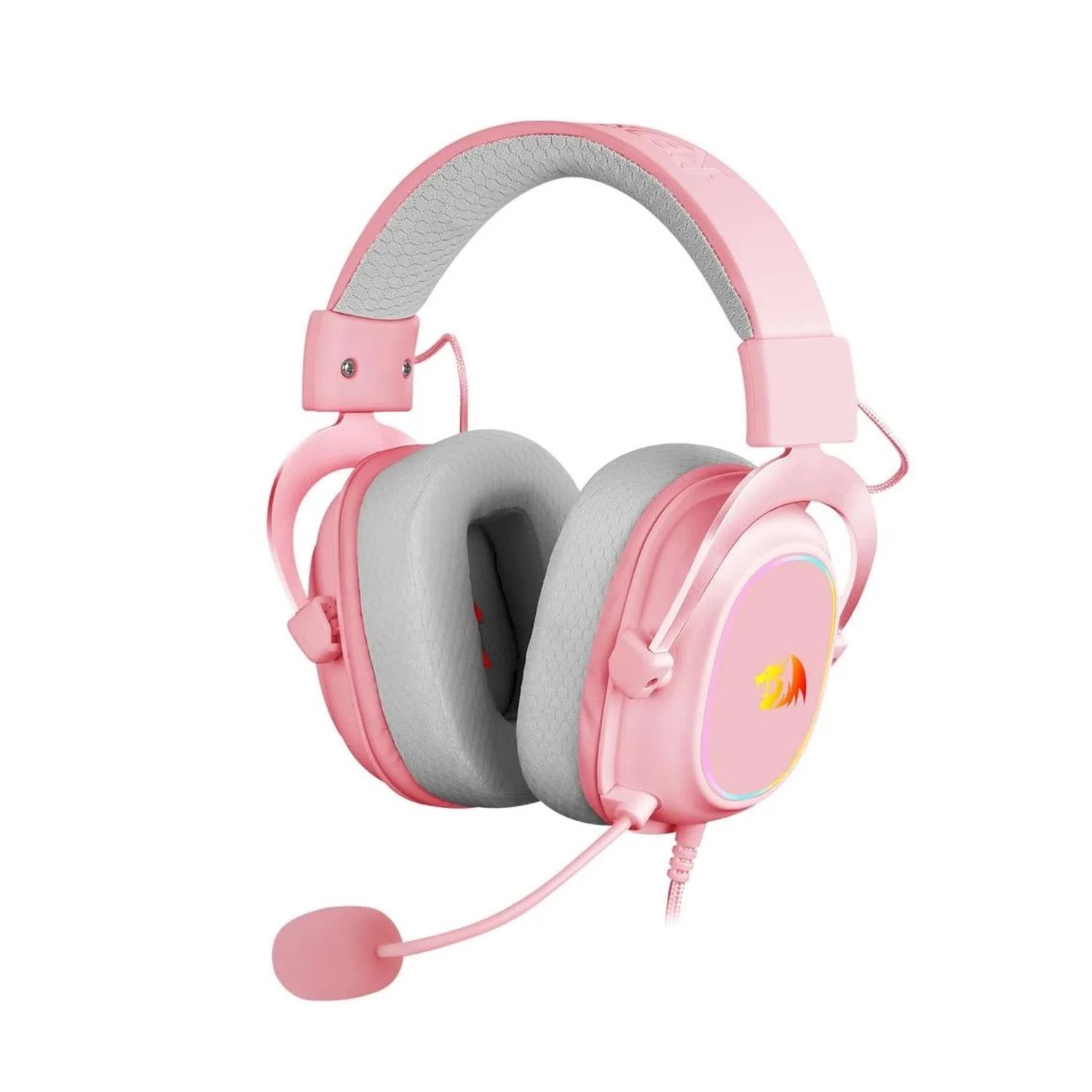 Auriculares Gamer Redragon Zeus X Rgb H510P Rgb Pink