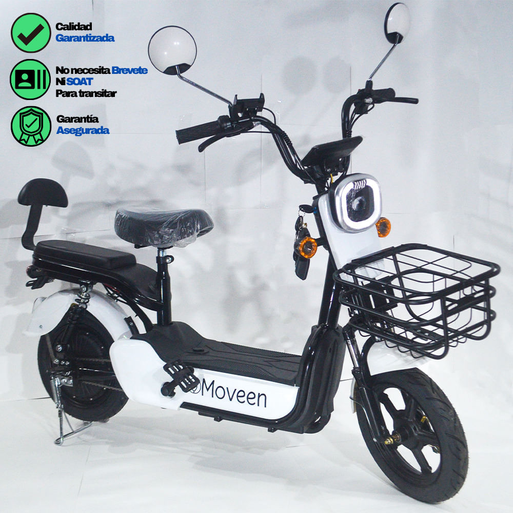 Bicimoto Eléctrica MOVEEN MED URBAN 2 BLANCO
