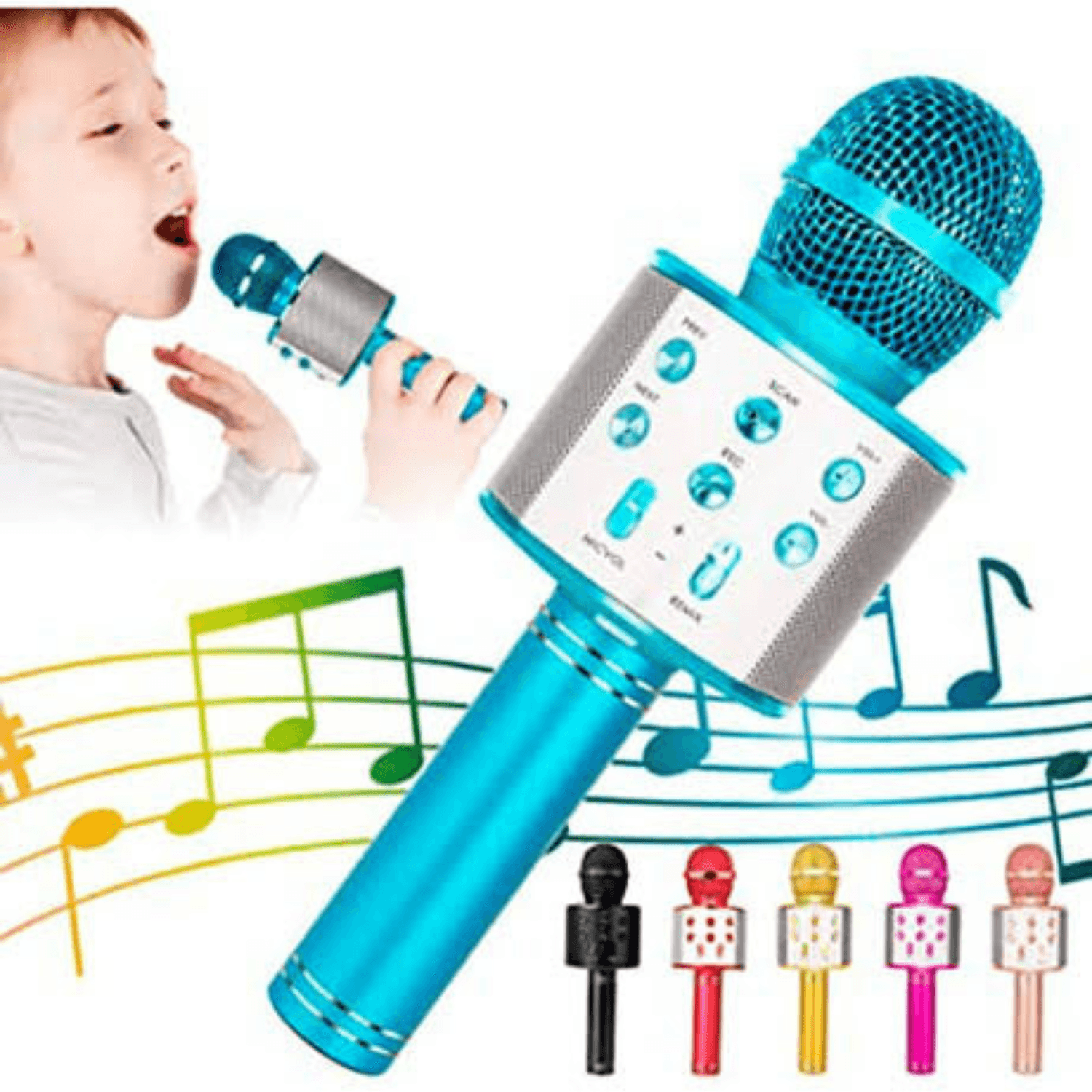 Micrófono Werken karaoke bluetooth 3W
