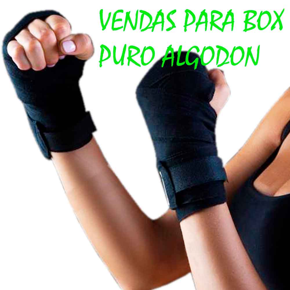 Vendas de Boxeo Dhark 100 % Algodón de Ancho 7cm x 4.5 mt de Largo Color  Azulino - Promart