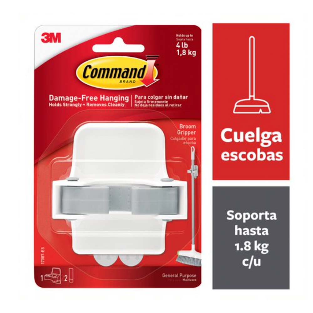 Gancho 3M Command sujetador escoba