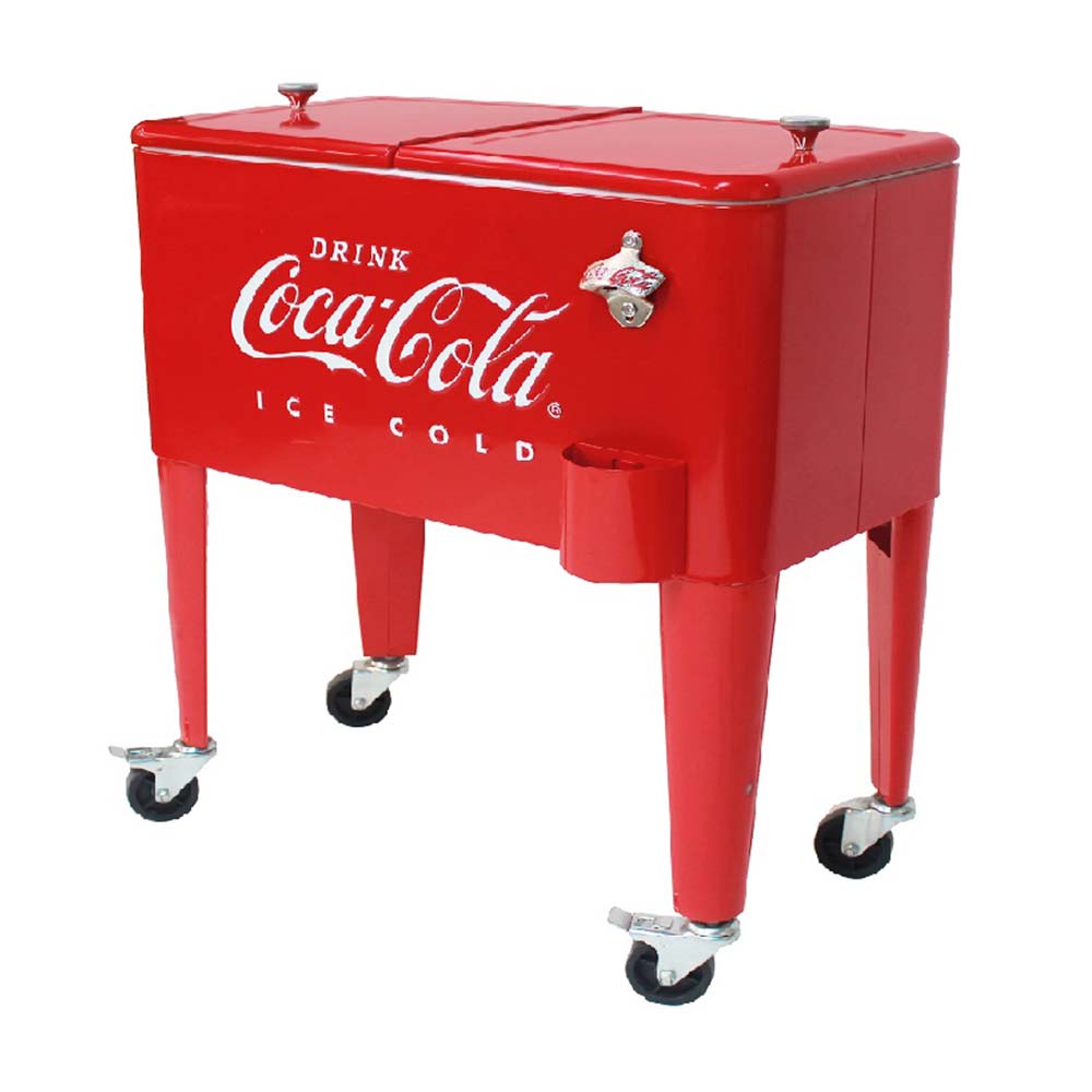 Hielera Coca-Cola portátil, clásico, de 4.2 cuartos de galón, 6