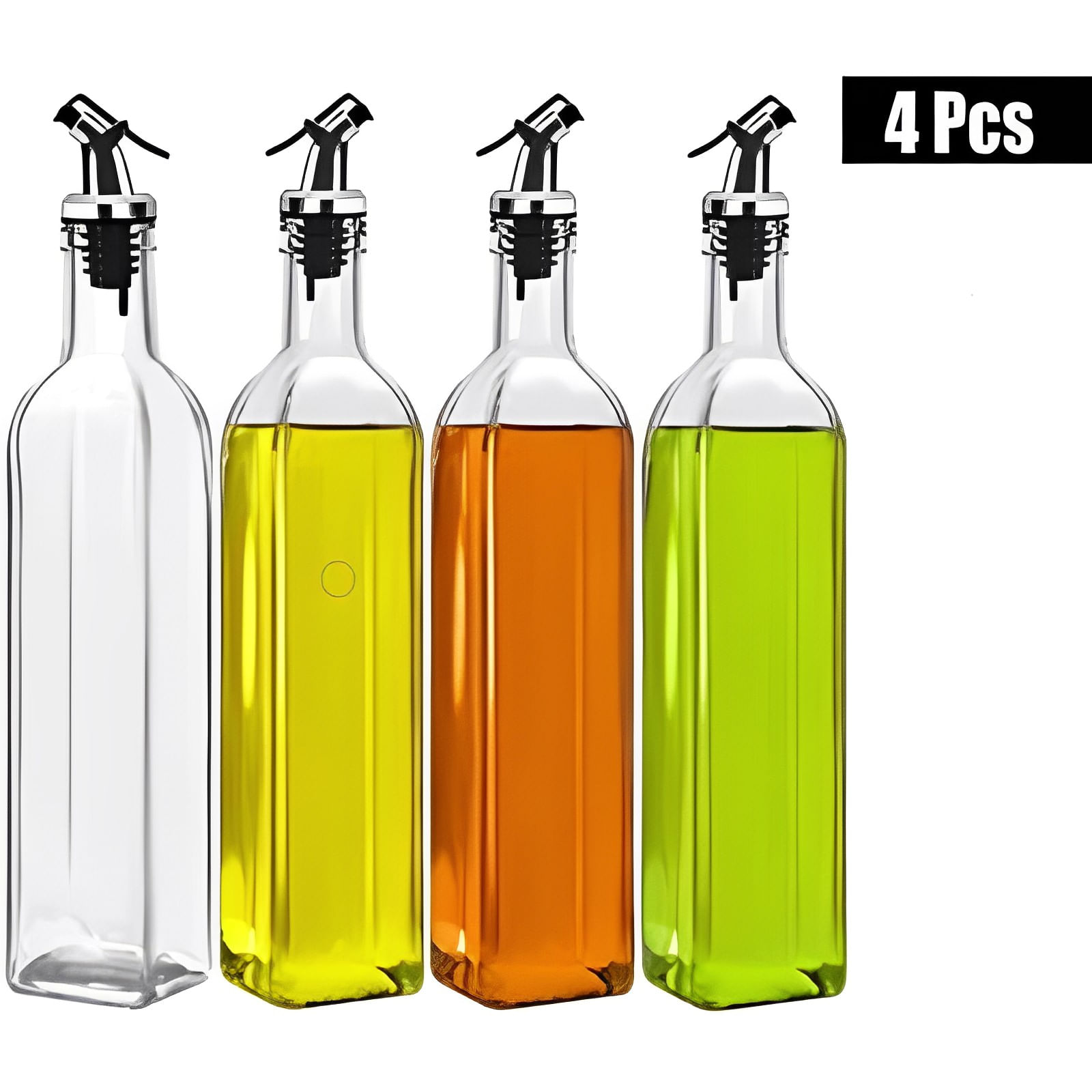 Set x4 Dispensador de Aceite y Especias Cocina Aleatorio