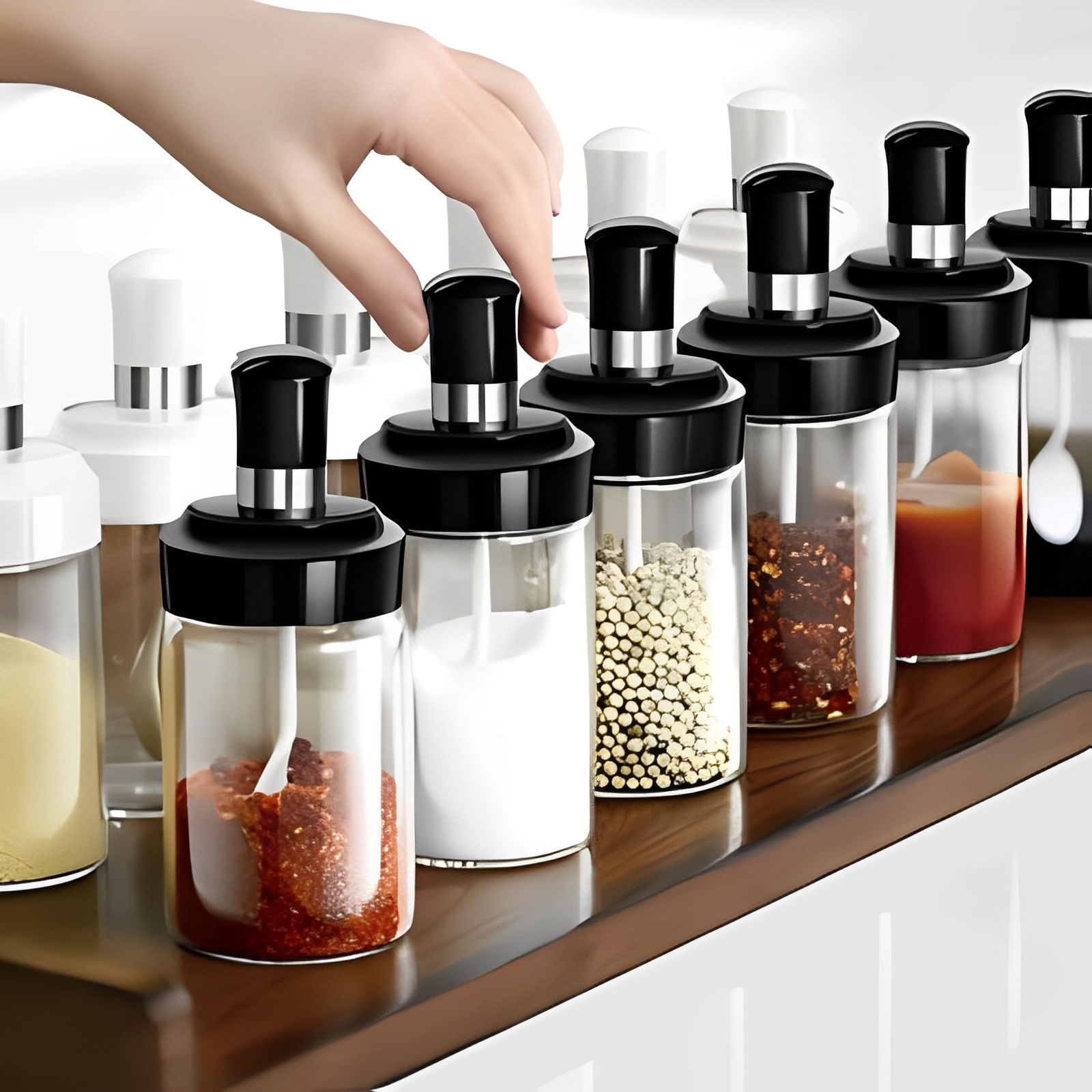 Set x5 Condimenteros Especieros de Cucharita