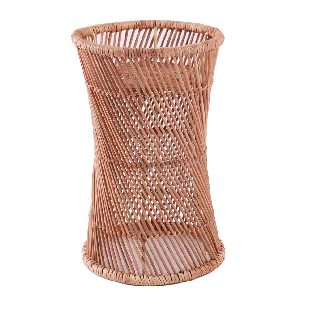 Taburete decorativo ratán natural terraza Orange