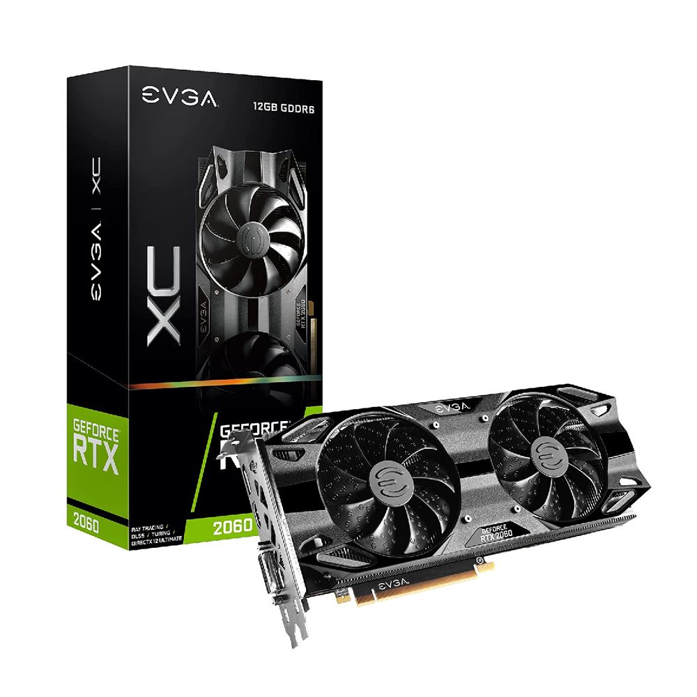 Tarjeta de video EVGA GEFORCE RTX 2060 12GB GDDR6 192BITS XC