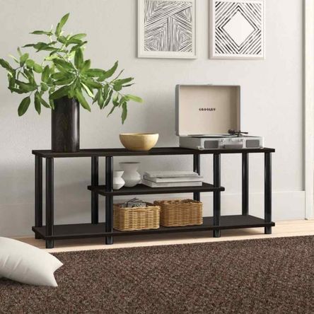 Mesa de Tv Industrial Úrsula Ventitas Perú Negro Mesa de Tv Industrial Úrsula Ventitas Perú Negro