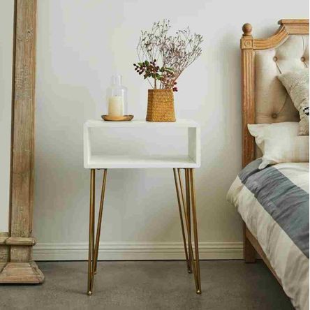 Velador Mesa Auxiliar Cracker Ventitas Perú Blanco Velador Mesa Auxiliar Cracker Ventitas Perú Blanco