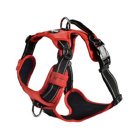 Arnés para Perros Tiras Reflectivas Rando Walk Rojo Small Arnés para Perros Tiras Reflectivas Rando Walk Rojo Small