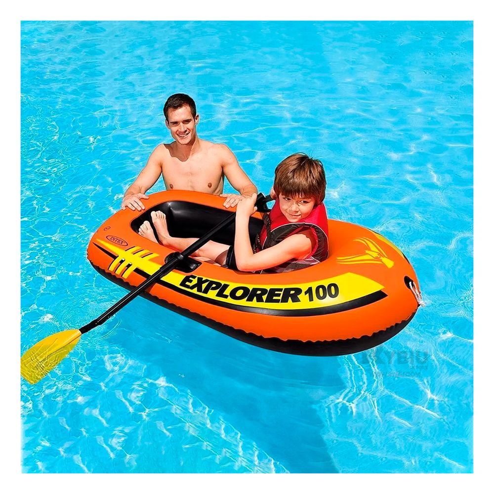 Explorer 100 Bote Balsa para Inflar Naranja - Promart