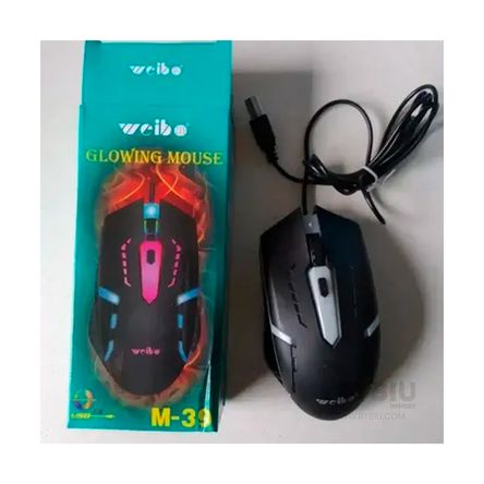 Mouse con Iluminacion Led Weibo RYBIU IMPORT