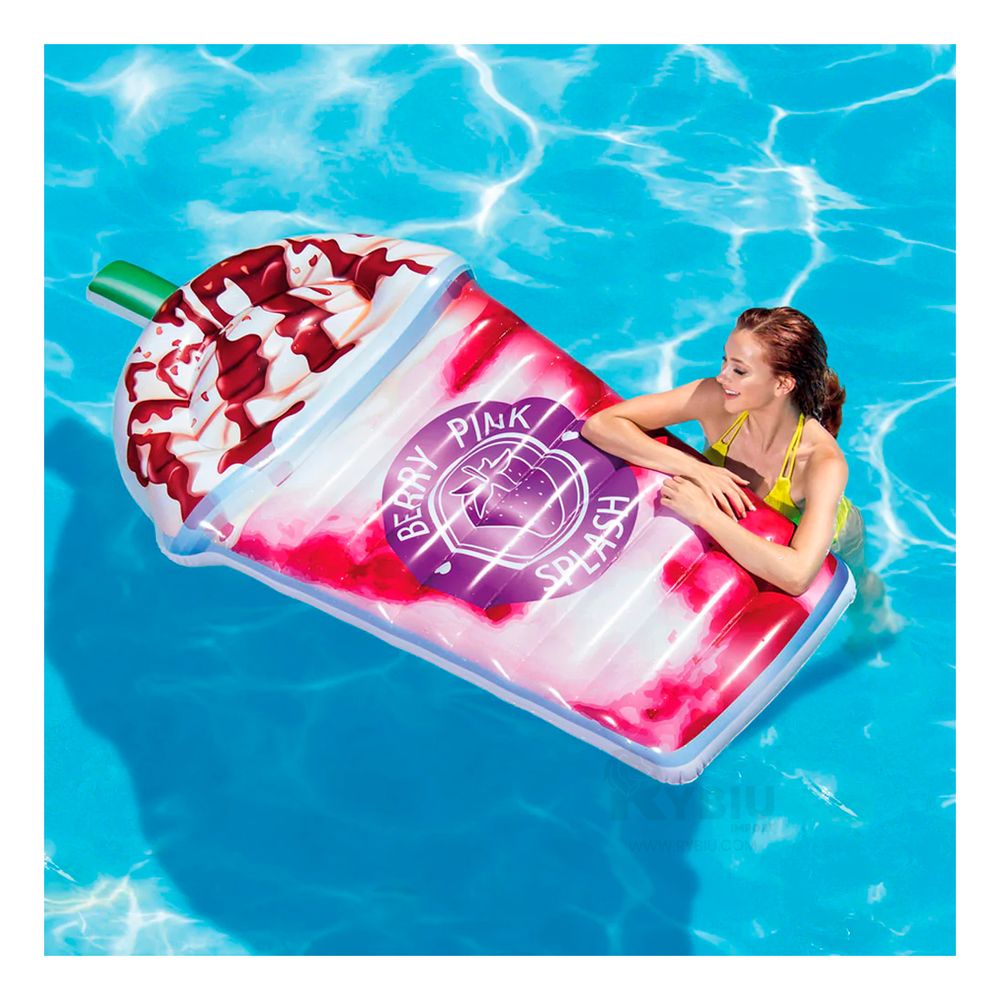 Flotador Berry Pink Splash 198 cm x 107 cm Flotador Berry Pink Splash 198 cm x 107 cm