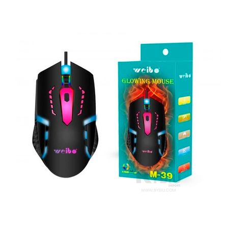 Mouse con iluminación Weibo M39 RYBIU IMPORT