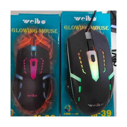 Mouse Gamer con Iluminacion Weibo M39 RYBIU IMPORT