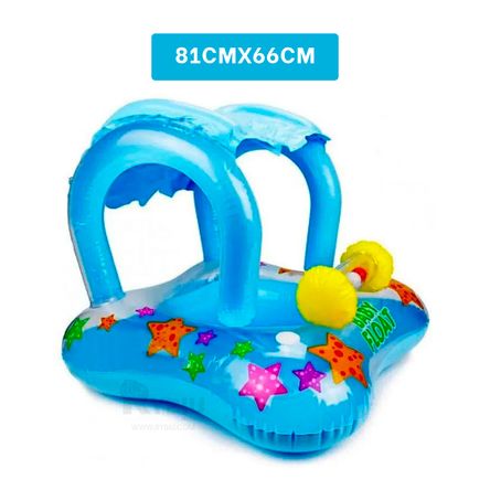 Infantil Flotador Inflable con Parasol  RYBIU IMPORT