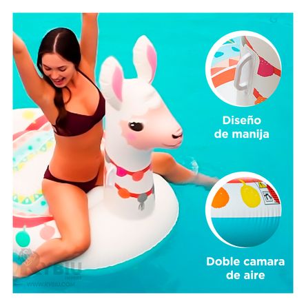 Flotador Inflable de Llama 94 cm x 135 cm x 112 cm RYBIU IMPORT