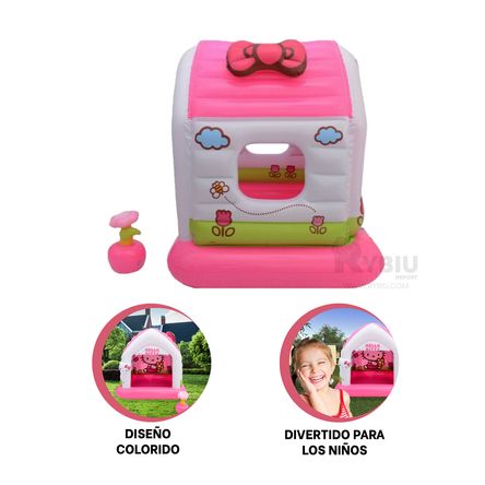 Inflable de Hello Kitty Casa Infantil RYBIU IMPORT