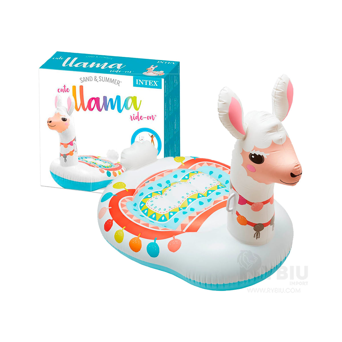 Inflable de Llama Flotador de Niños