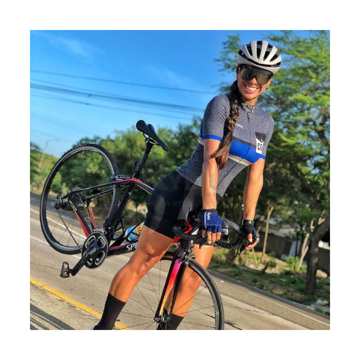 Combo Cojin Gel Asiento Bicicleta