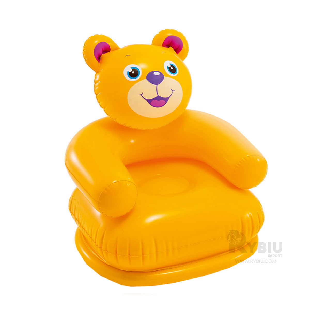 Sillon Puff Inflable Infantil Oso