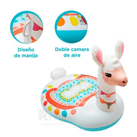 Inflable Flotador Montable Diseño Llama RYBIU IMPORT