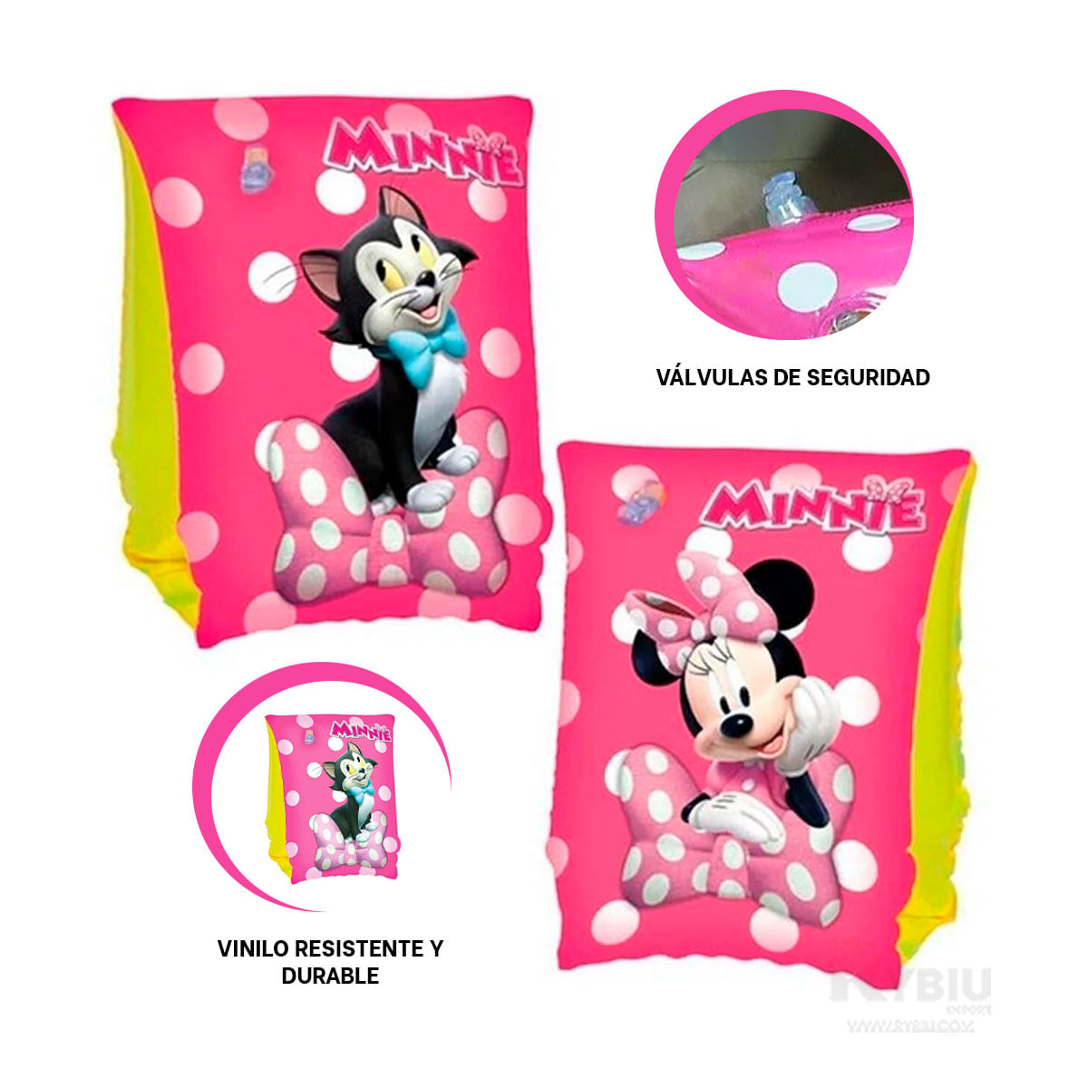 Inflabes Flotadores de Brazos Minnie