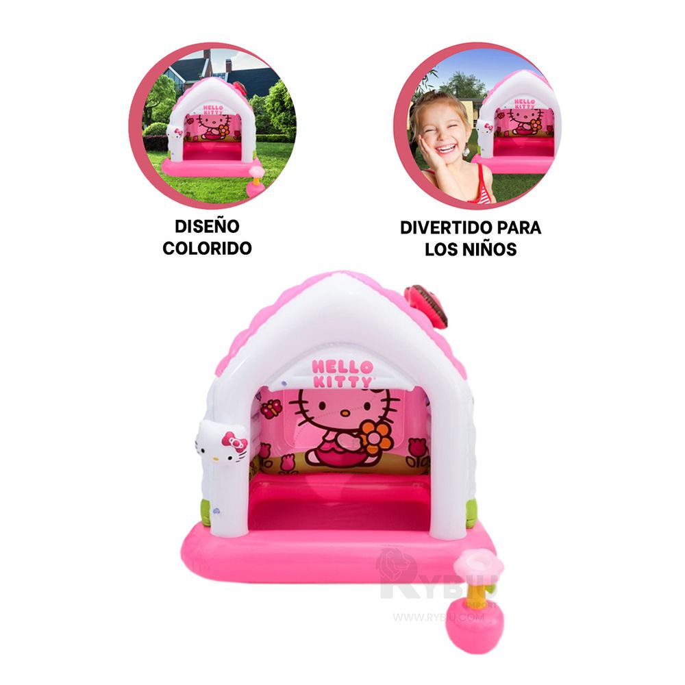 Juego Hello Kitty Casa Hinchable Juego Hello Kitty Casa Hinchable