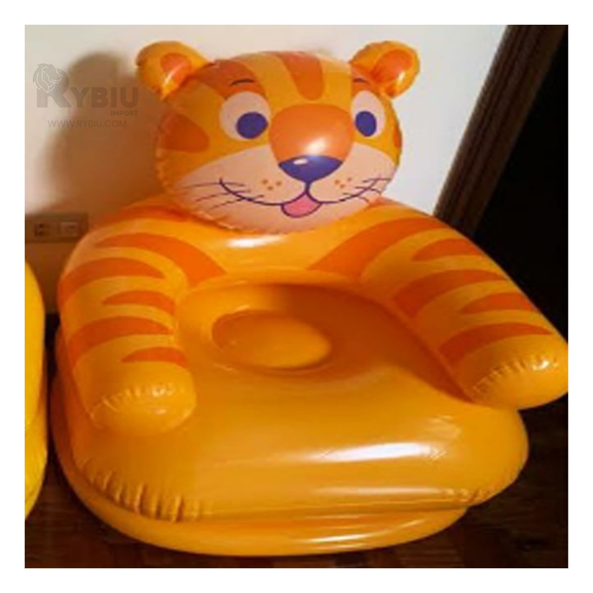 Inflable Puff Niños Tigre