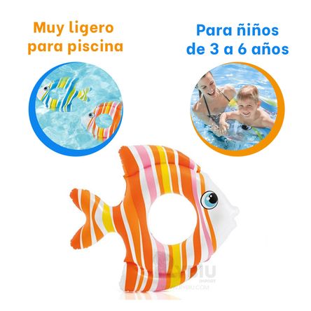 Juguete de Agua Flotador Infantil Naranja RYBIU IMPORT