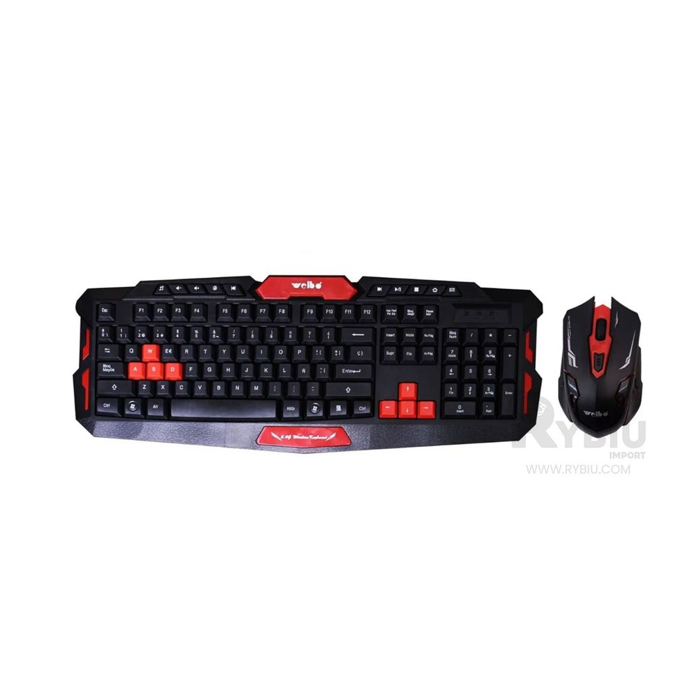 Teclado Gamer + Mouse Weibo WB-8088 Teclado Gamer + Mouse Weibo WB-8088