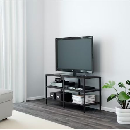 Mesa de Tv Industrial Farnazz Ventitas Perú Negro Mesa de Tv Industrial Farnazz Ventitas Perú Negro